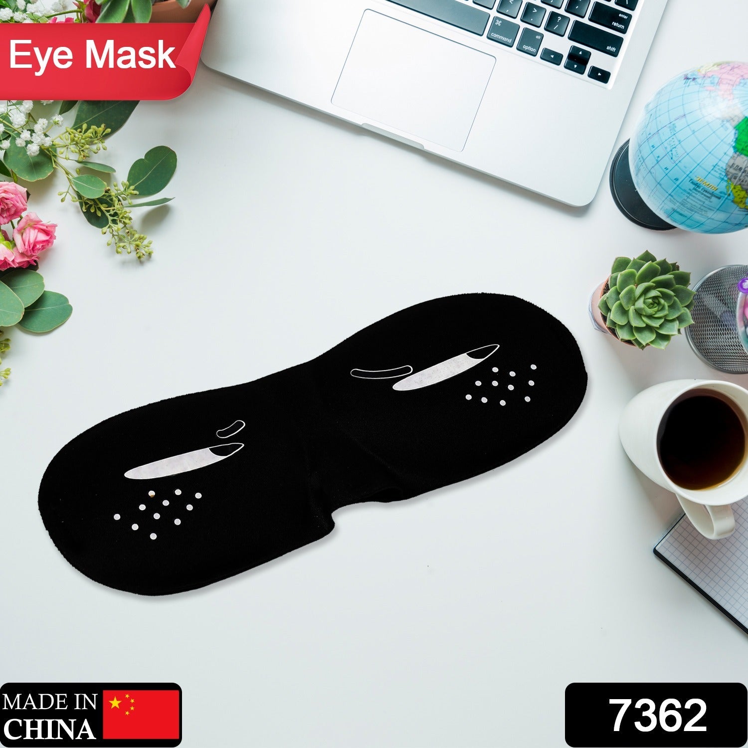 7362 SUPER SOFT SLEEPING MASK BLIND FOLD FOR COMFORTABLE SLEEP TRAVELLING SLEEP MASK HEAVY COMFORTABLE MATERIAL EYE MASK ( 1pc ) DeoDap 7362 SUPER SOFT SLEEPING MASK BLIND FOLD FOR COMFORTABLE SLEEP TRAVELLING SLEEP MASK HEAVY COMFORTABLE MATERIAL EYE MASK ( 1pc ) DeoDap